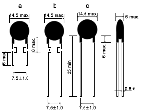 Thermistor Ntc 5D13 DSC-5D-13